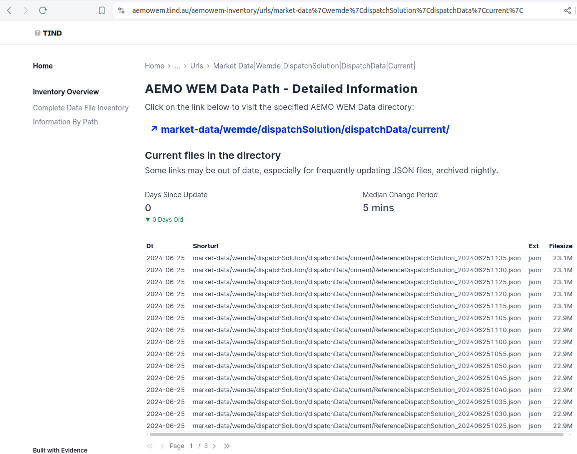 A sample of the templated page showing content specific to a URL parameter
